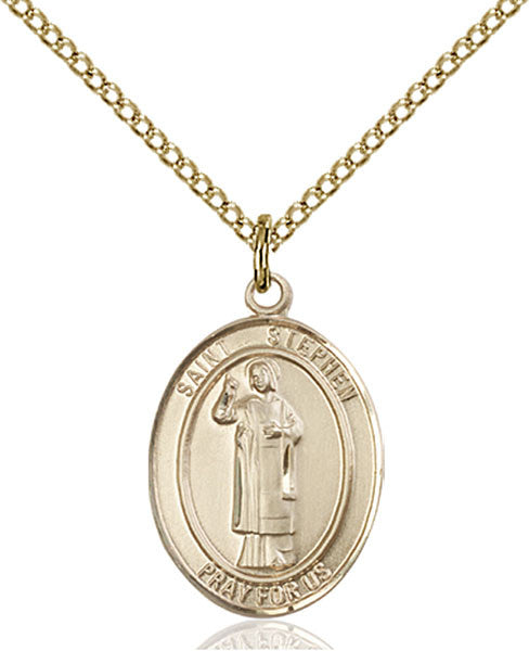 Gold Filled St. Stephen the Martyr Pendant