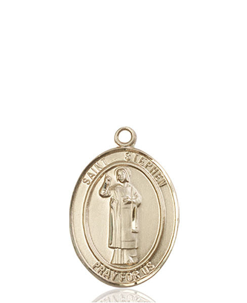 14kt Gold St. Stephen the Martyr Medal