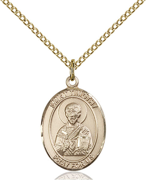 Gold Filled St. Timothy Pendant