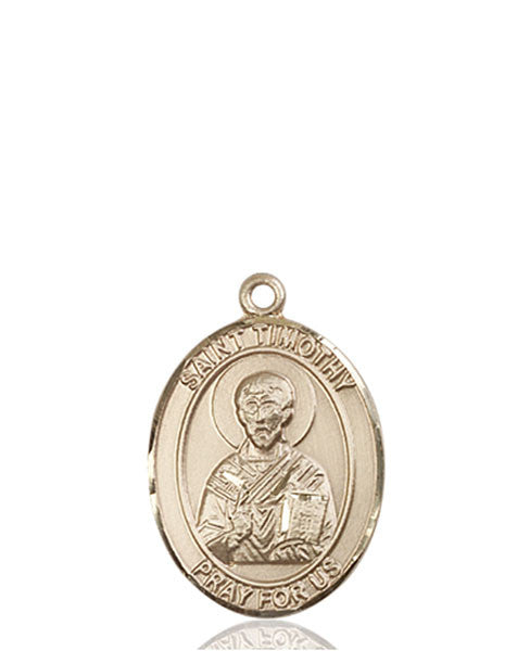 Medalla de San Timoteo de oro de 14 kt