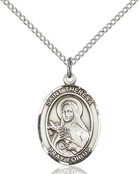 Sterling Silver or Silver Filled St. Theresa
