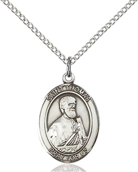 Sterling Silver St. Thomas the Apostle Pendant