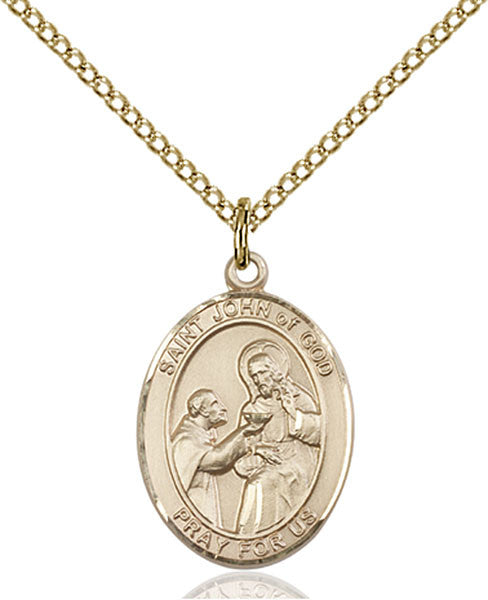 Gold Filled St. John of God Pendant