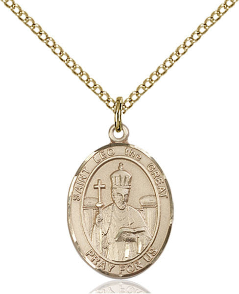 Gold Filled St. Leo the Great Pendant