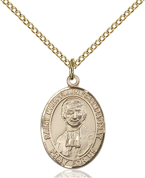 Gold Filled St. Marcellin Champagnat Pendant