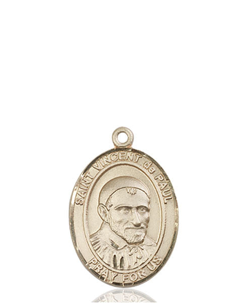 14kt Gold St. Vincent De Paul Medal