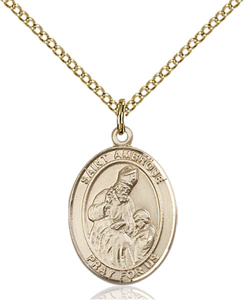 Colgante de San Ambrosio lleno de oro