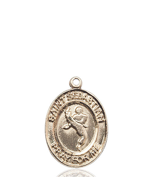 14kt Gold St. Sebastian/Martial Arts Medal