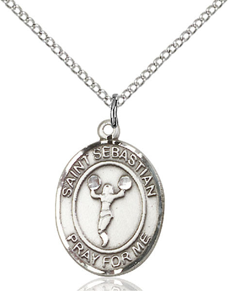 Sterling Silver St. Sebastian/Cheerleading Pendant