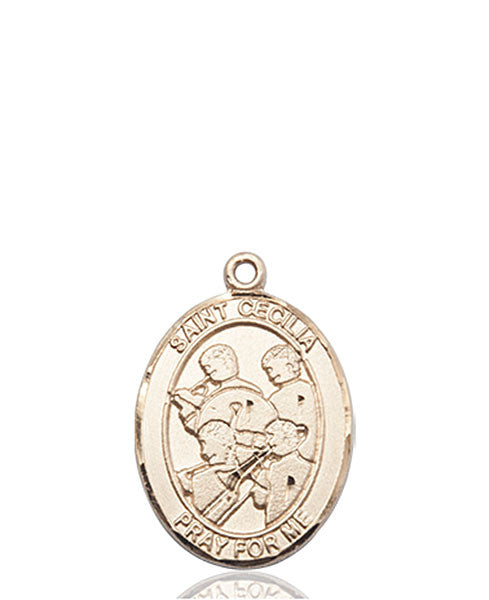 14kt Gold St. Cecilia / Marching Band Medal