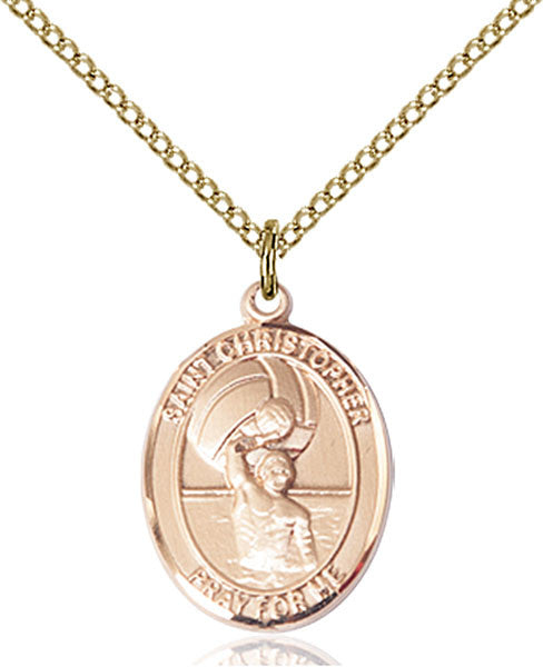 Gold Filled St. Christopher Pendant