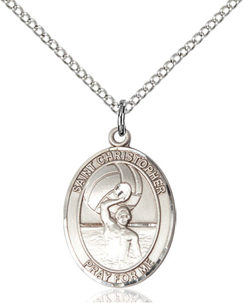 Sterling Silver St. Christopher Pendant