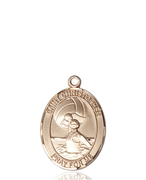 14kt Gold St. Christopher Medal