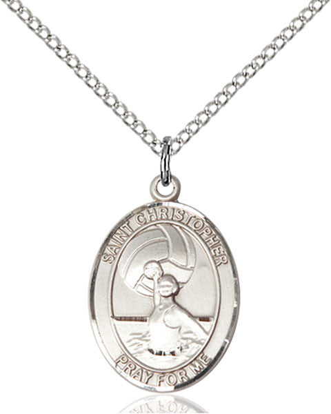 Sterling Silver St. Christopher Pendant