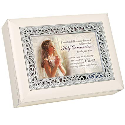 Holy Communion Girl Music Keepsake Box
