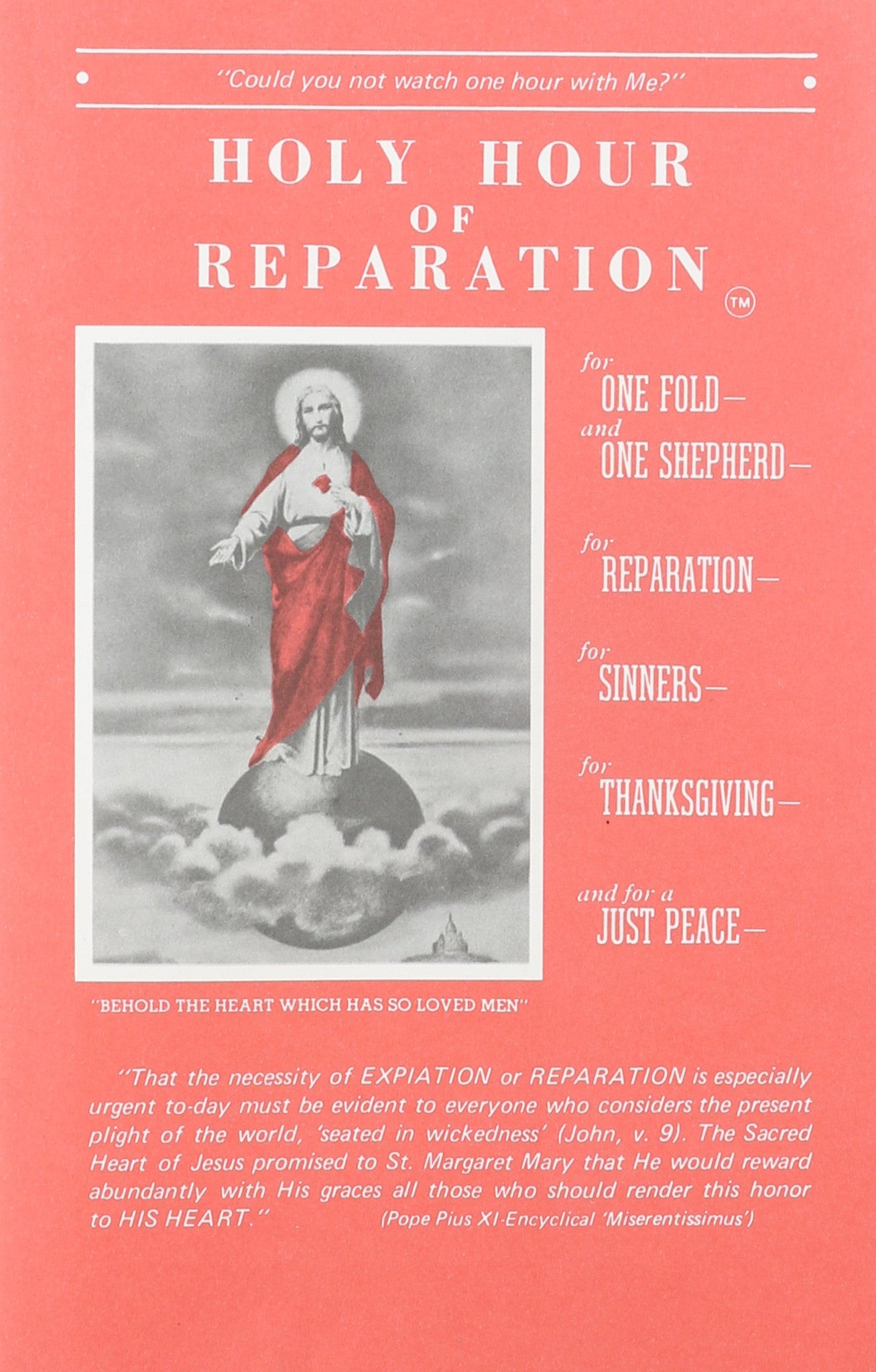Holy Hour of Reparation to the Sacred Heart of Jesus
