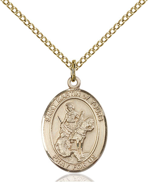 Gold Filled St. Martin of Tours Pendant