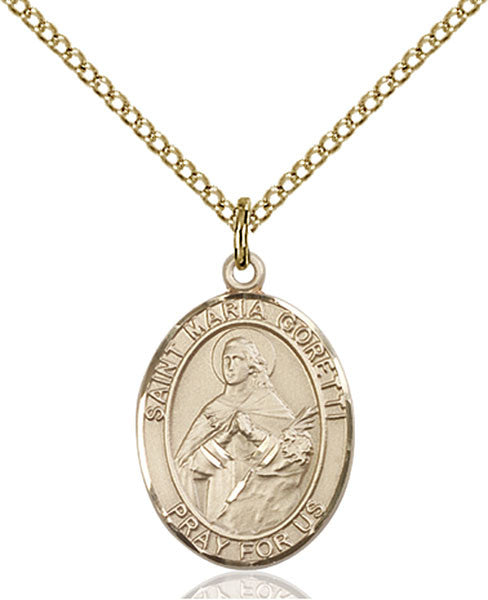 Gold Filled St. Maria Goretti Pendant