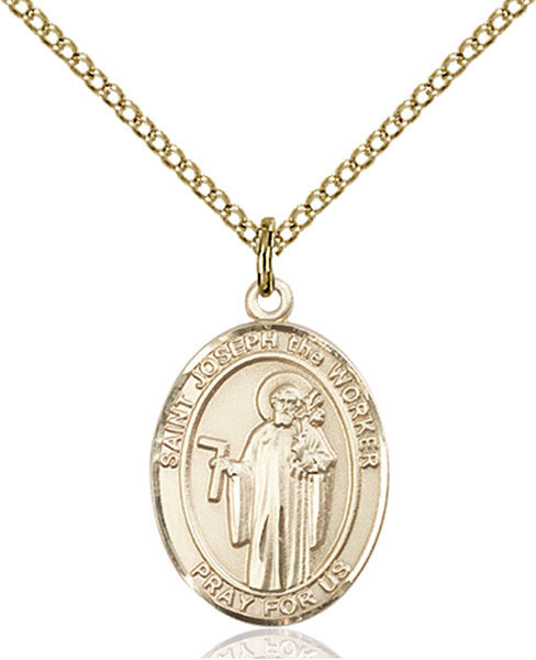 Gold Filled St. Joseph The Worker Pendant