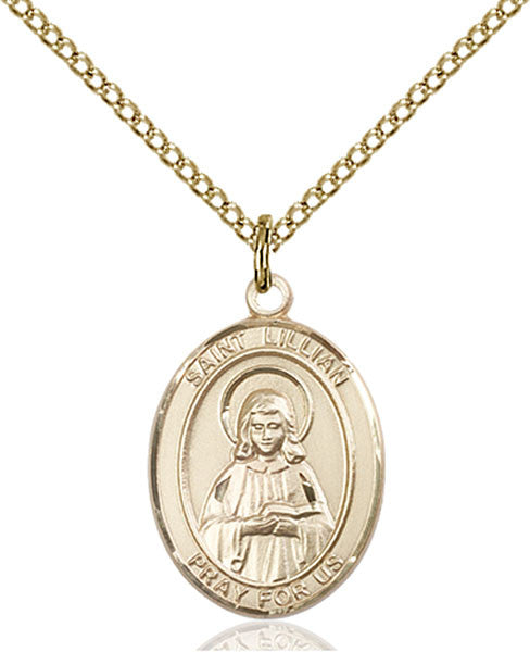 Gold Filled St. Lillian Pendant