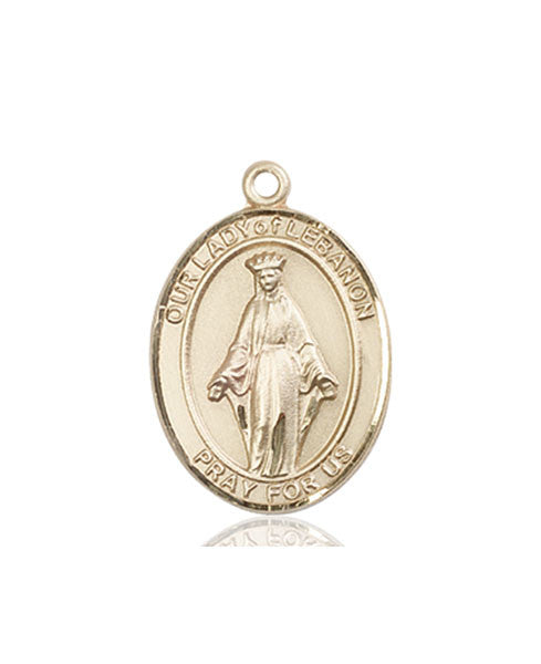 Medalla O/L de oro de 14 kt del Líbano