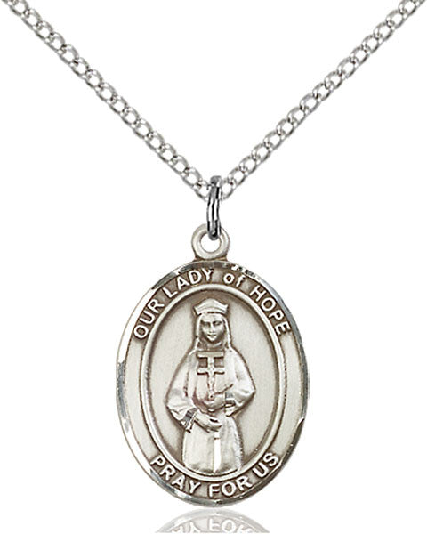 Sterling Silver O/L of Hope Pendant