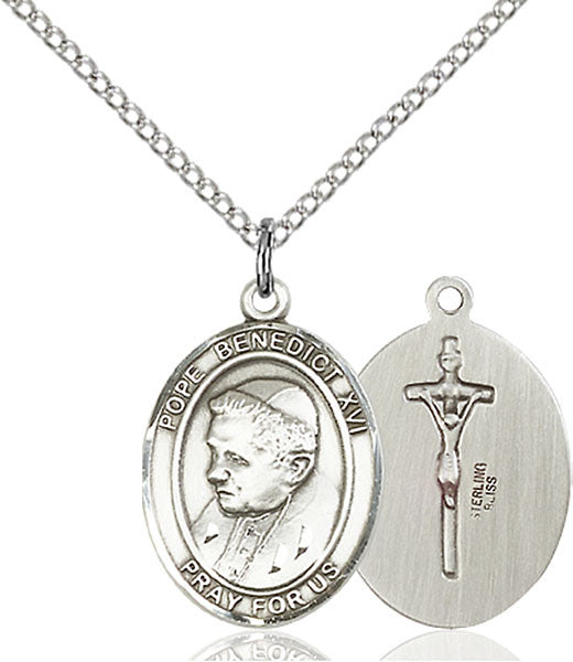 Sterling Silver Pope Benedict XVI Pendant