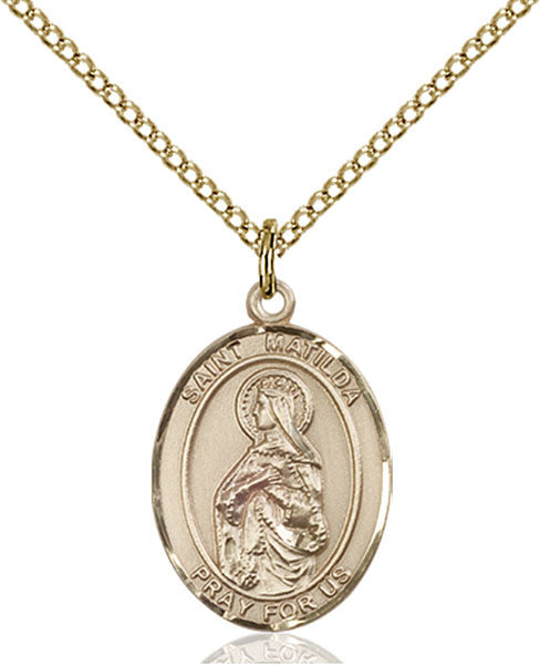 Gold Filled St. Matilda Pendant