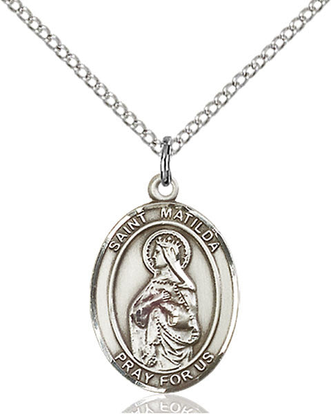 Sterling Silver St. Matilda Pendant