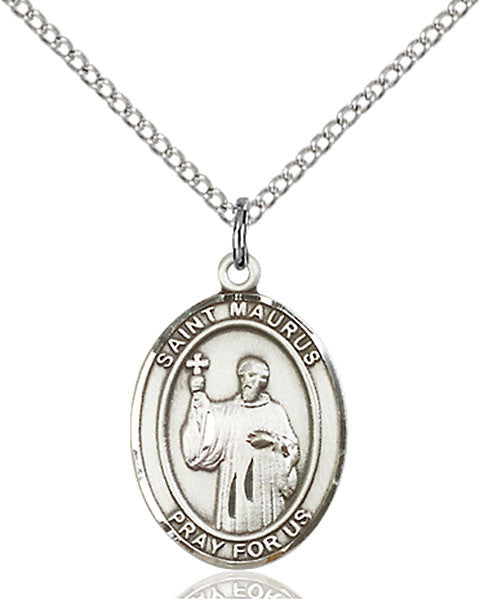 Colgante de plata de ley de San Mauro