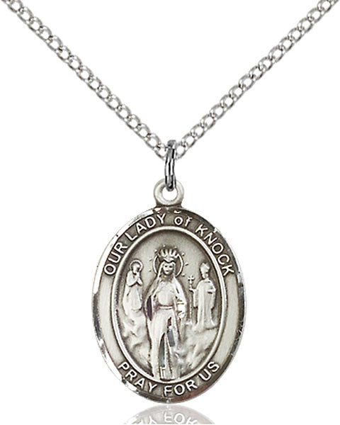 Colgante de plata esterlina O/L de Knock