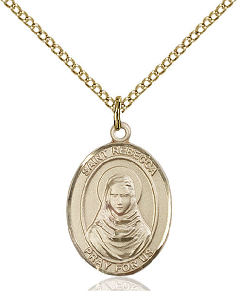 Gold Filled St. Rebecca Pendant