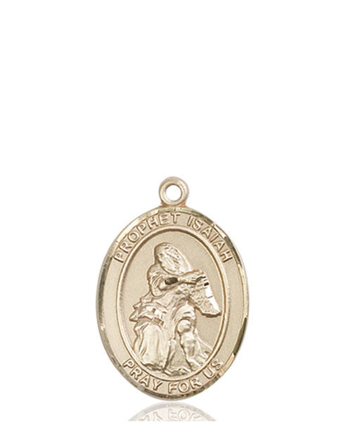 Medalla de San Isaías en oro de 14kt