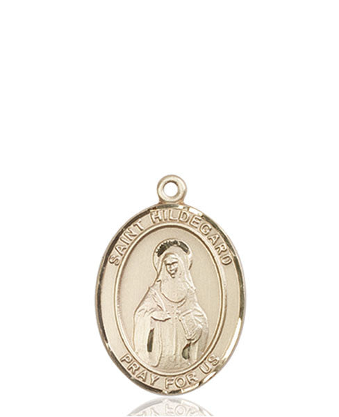 14kt Gold St. Hildegard Von Bingen Medal