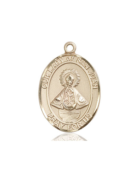 Medalla O/L de San Juan Oro 14kt