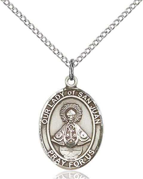 Sterling Silver O/L of San Juan Pendant