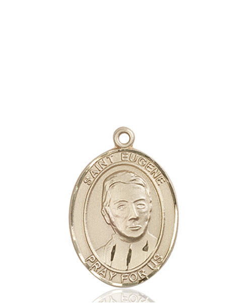 Medalla de San Eugenio de Mazenod en oro de 14kt