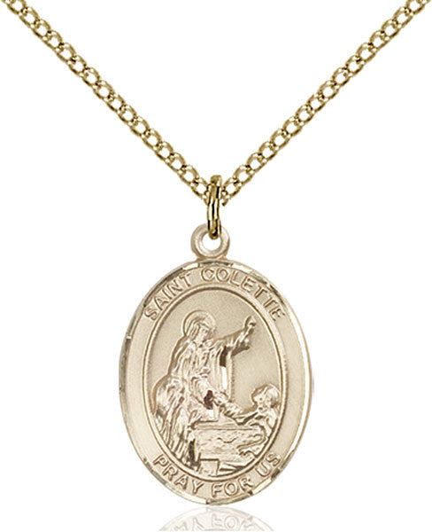 Gold Filled St. Colette Pendant