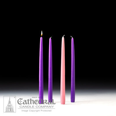 Advent Candles Home 12" Tapers [Purple and Blue options]