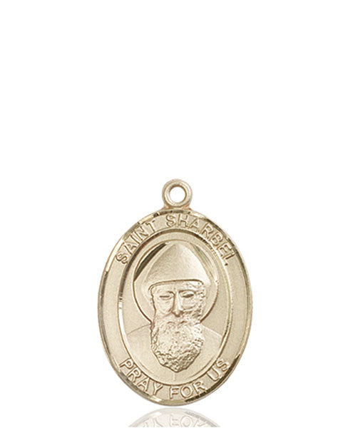 14kt Gold St. Sharbel Medal