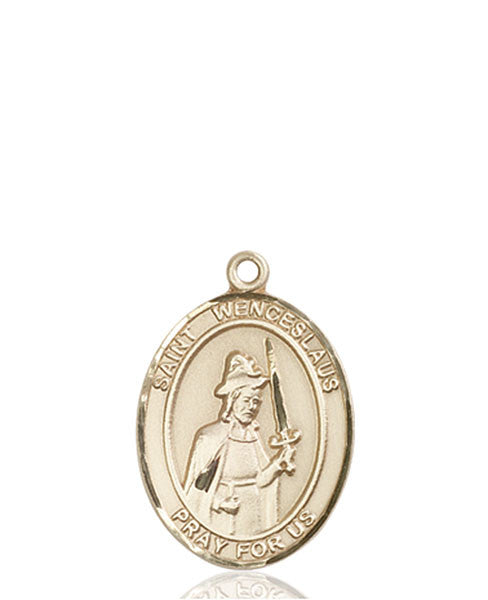 Medalla de San Wenceslao en oro de 14kt