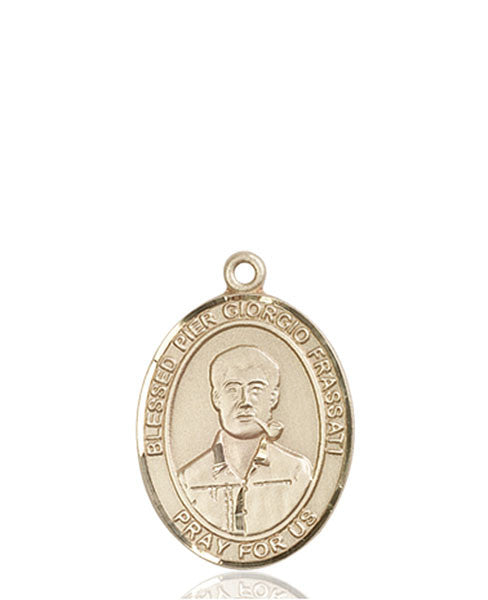 14kt Gold Blessed Pier Giorgio Frassati Medal