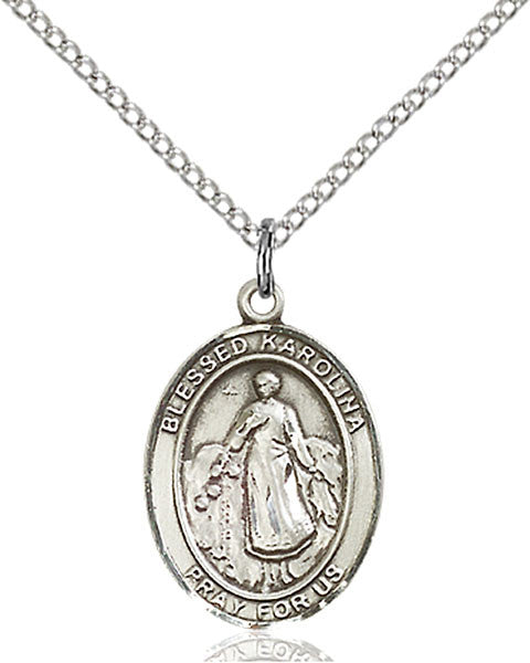 Sterling Silver Blessed Karolina Kozkowna Pendant