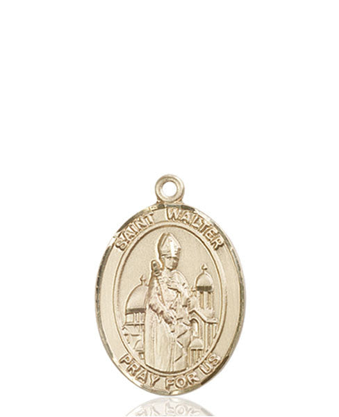 Medalla de oro de 14 kt de San Walter de Pontnoise