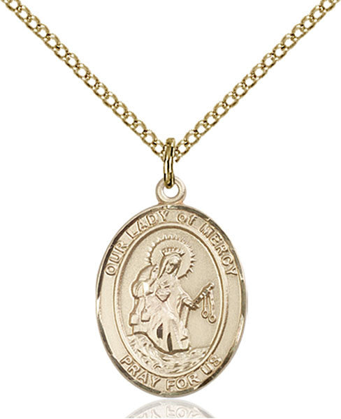 Gold Filled O/L of Mercy Pendant