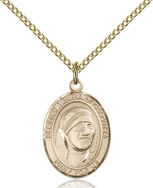 Gold Filled Blessed Teresa of Calcutta Pendant