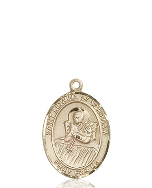 14kt Gold St. Lidwina of Schiedam Medal