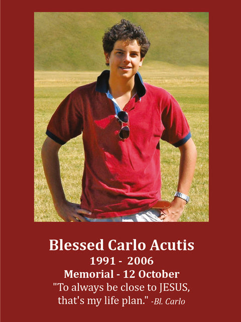 Blessed Carlos Acutis Prayer Card