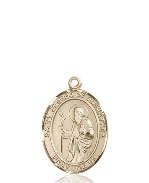 Medalla San José de Arimatea en oro de 14kt