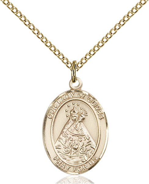 Gold Filled O/L of Olives Pendant